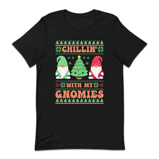 Chillin With My Gnomies Funny Christmas Cute Xmas Gnome | PRODUCT CODE: CLNWTHYMGN