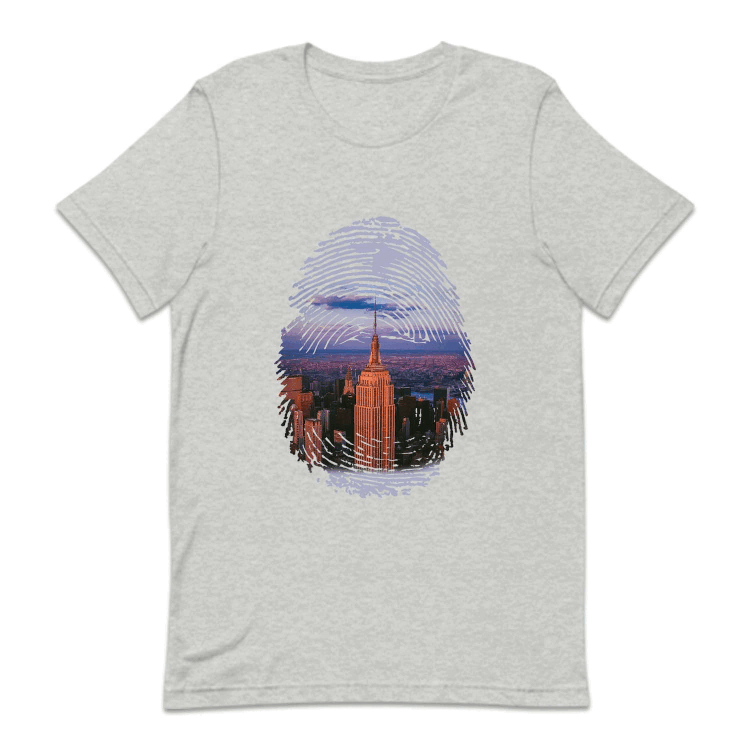 Empire State Building Fingerprint New York City Dusk | PRODUCT CODE: EMPRSTBLFG