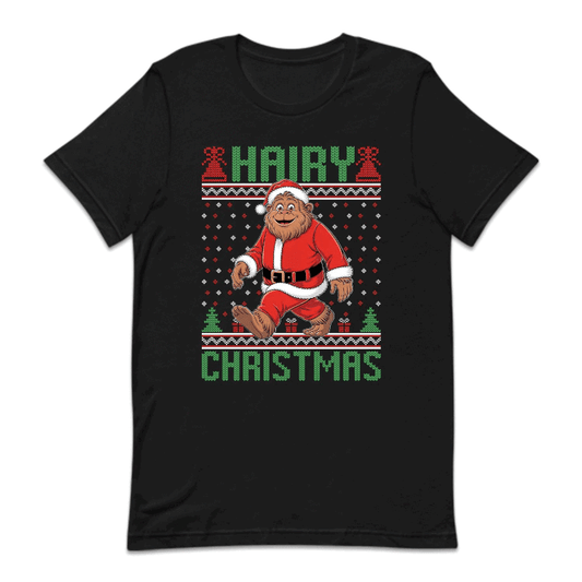 Bigfoot Christmas Santa Sasquatch Hairy Xmas | PRODUCT CODE: BFGTCRMSQC