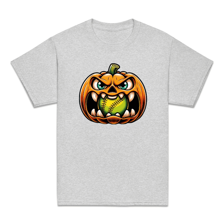 Pumpkin Baseball Spooky Face Halloween | PRODUCT CODE: PKMBSLHWON