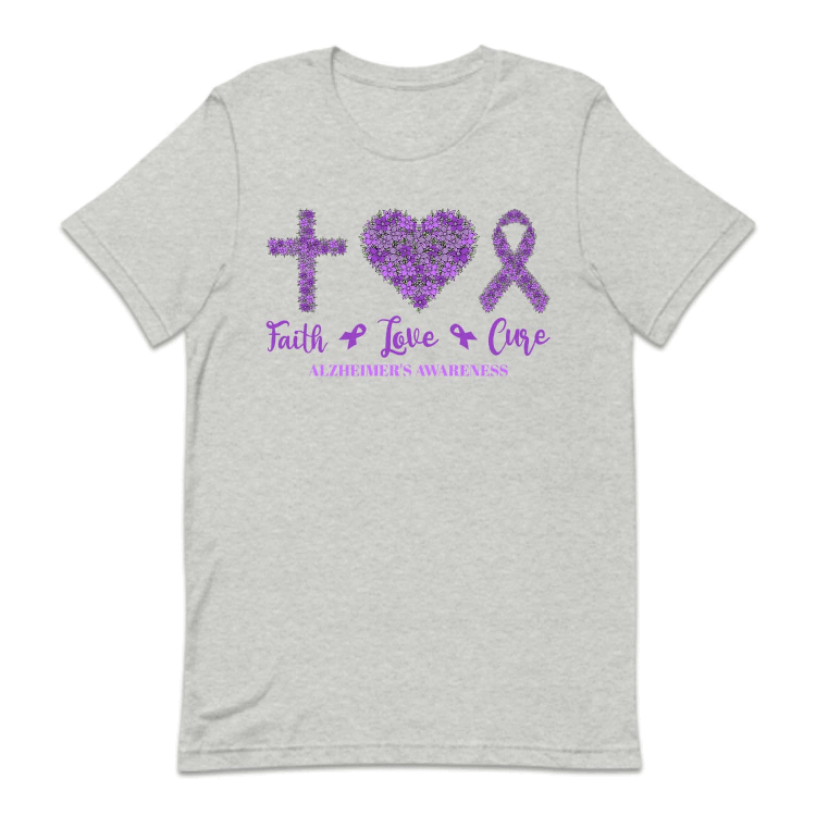 Faith Love Cure Alzheimer's Mental Health Awareness | PRODUCT CODE: FTLVCRAZML
