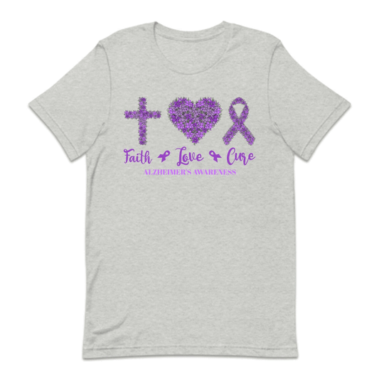 Faith Love Cure Alzheimer's Mental Health Awareness | PRODUCT CODE: FTLVCRAZML
