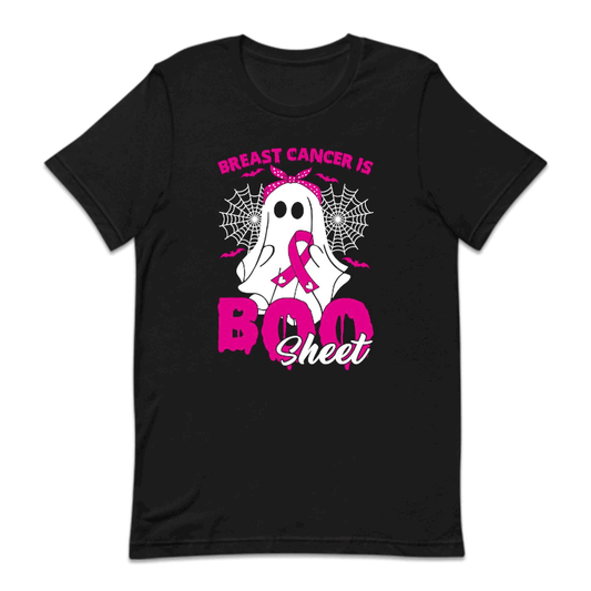 Breast Cancer Is Boo Sheet Halloween Spooky Cancer Awareness | PRODUCT CODE: BRTCNRBSHT