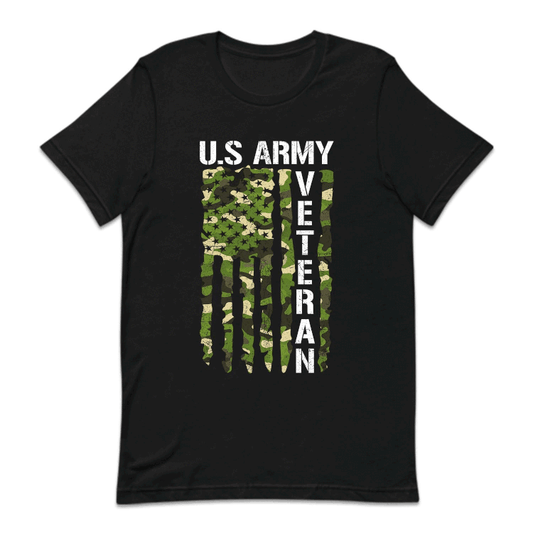 US Army Veteran USA Flag Military Pride Patriotic Veteran | PRODUCT CODE: ARYMRTVNASU