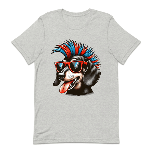 Dachshund Dog with Sunglasses Spiky Mohawk | PRODUCT CODE: DCHINDGKNUP
