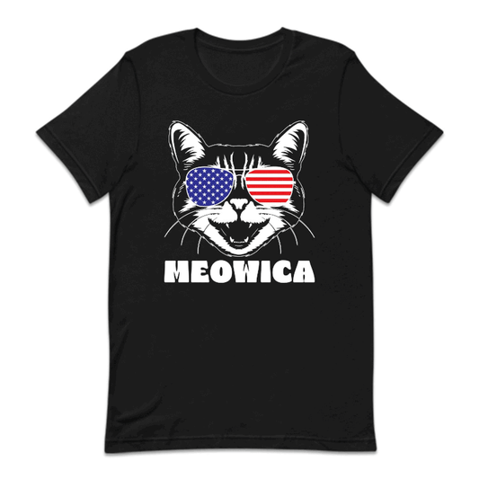 Meowica Patriotic Cat 4th of July | PRODUCT CODE: MWCPOTRCA