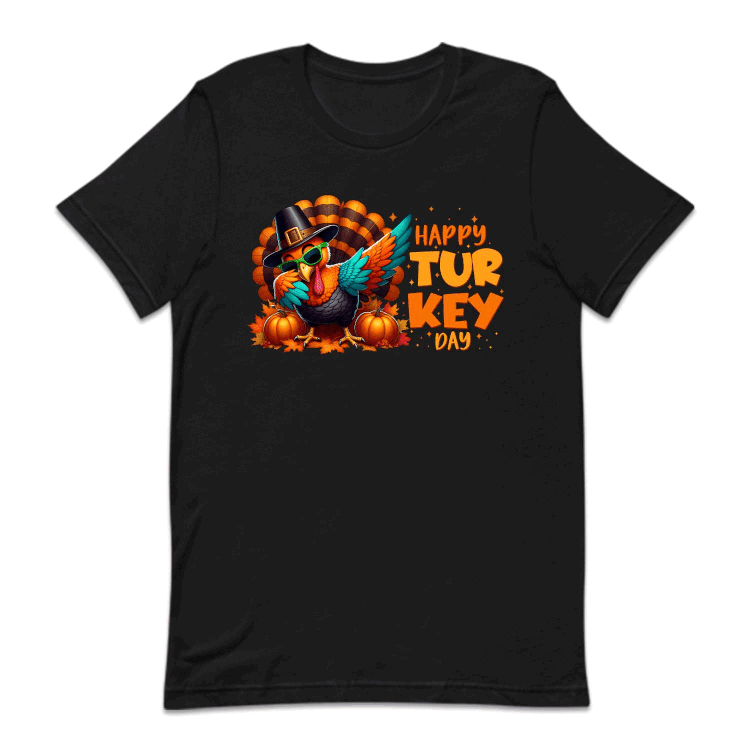 Happy Turkey Day Dabbing Turkey Thanksgiving  | PRODUCT CODE: DBNGTKYRHP