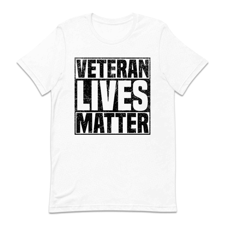 Veteran Lives Matter Honor Our Heroes Military Support | PRODUCT CODE: VTRLVMARED