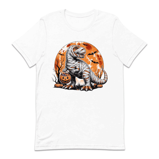 Spooky Mummy T-Rex Dinosaur Halloween Costume | PRODUCT CODE: HMDNSURSK