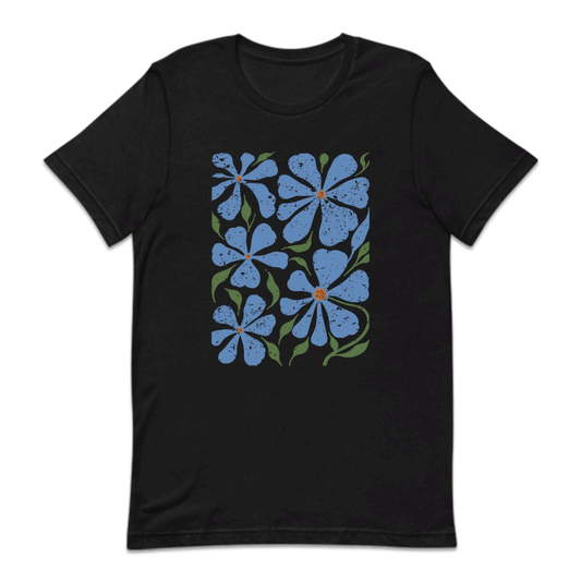 Vintage Floral Boho Blue Daisy Flowers | PRODUCT CODE: DSYFLORBH