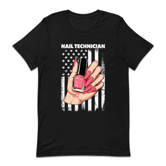 Nail Technician 4th Of July Nail Art American Flag | PRODUCT CODE: NLTCHAMRFL
