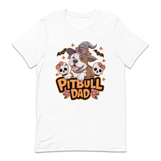 Pitbull Dad Halloween Witch Spooky Dog Lover | PRODUCT CODE: PTBLDHLWEW
