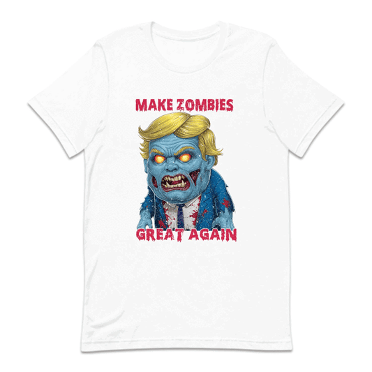 Make Zombies Great Again Halloween Zombie Trump | PRODUCT CODE: MKZBMSGRTA
