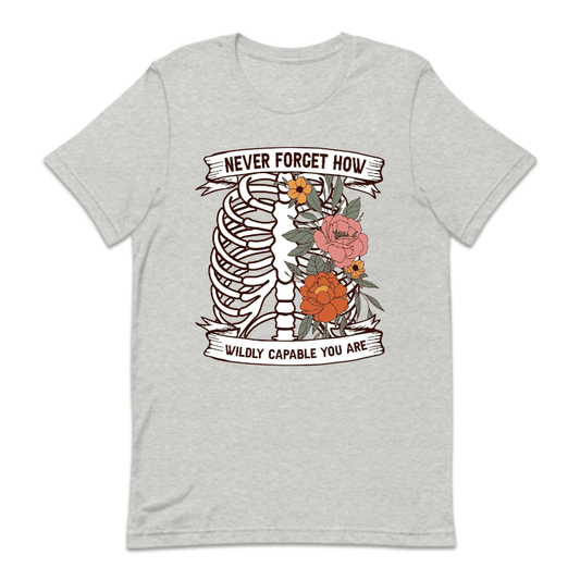 Floral Human Rib Cage Mental Health | PRODUCT CODE: NVRFGTHWC