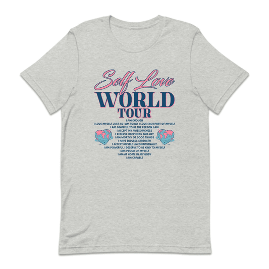 Self Love World Tour Positive Affirmations | PRODUCT CODE: SFLEVOWDLR