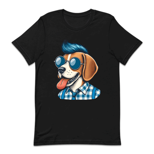 Beagle Punk Dog with Sunglasses Spiked Hair | PRODUCT CODE: BGLEDOPNK