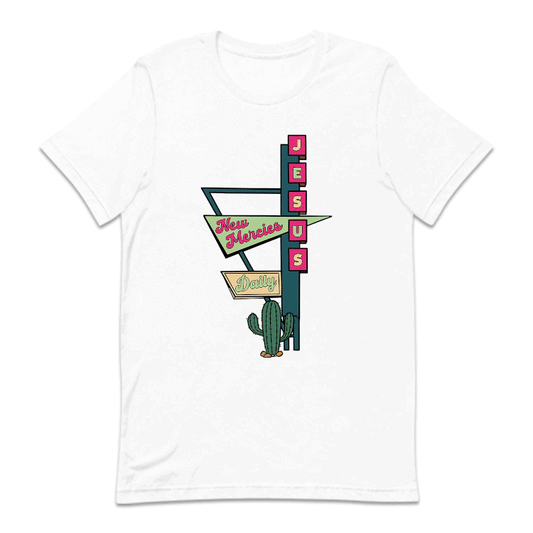 Western Christian Jesus New Mercies Daily Country Style Cactus | PRODUCT CODE: WTSRNCHJNM