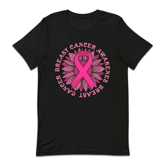 Breast Cancer Awareness Pink Ribbon Sunflower | PRODUCT CODE: RBSTUNFLWA