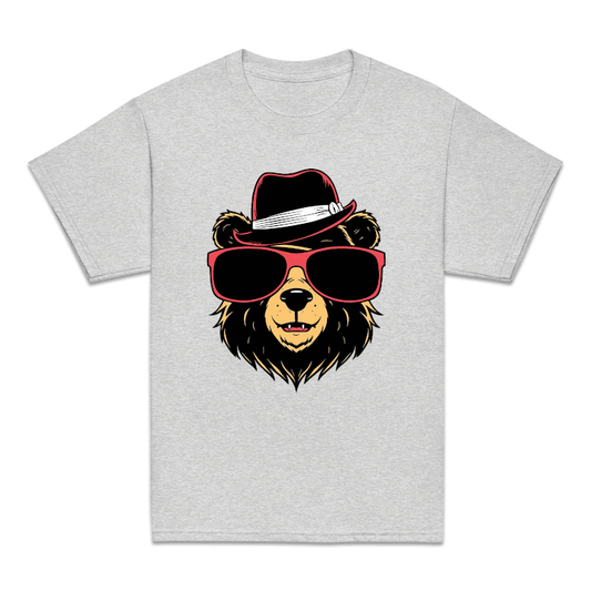 Bear With Sunglasses And Hat Trendy Wildlife Bear | PRODUCT CODE: BRWTHSNHT