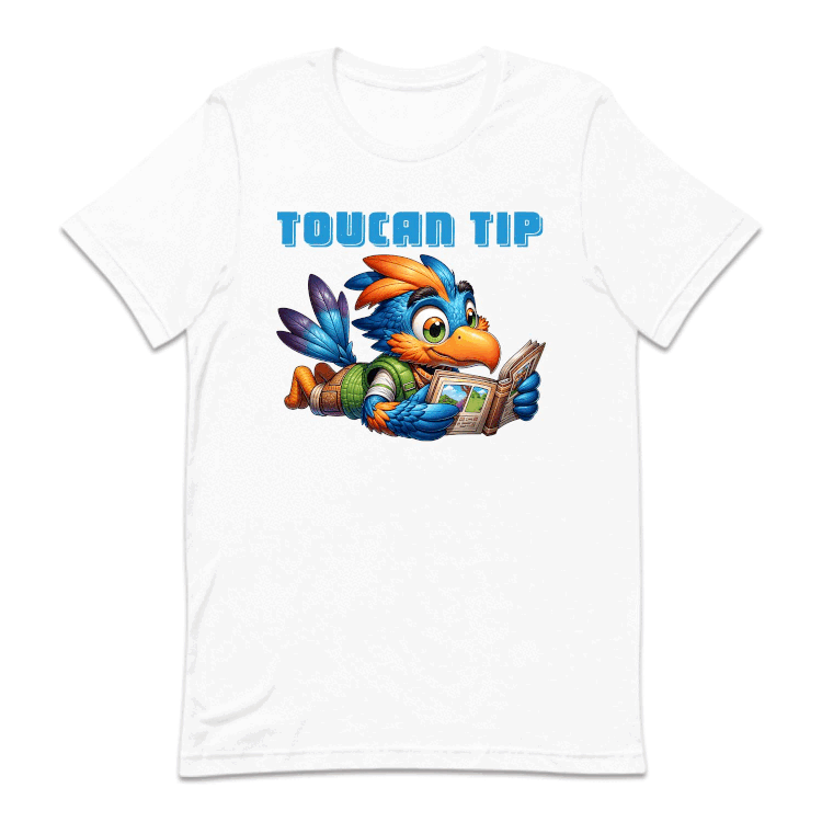 Toucan Tip Reading A Book Reading Bird | PRODUCT CODE: TCHPITRDBO