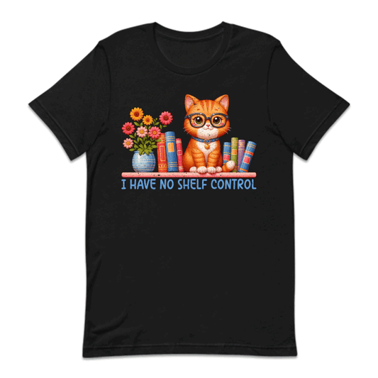 I Have No Shelf Control Cat and Books | PRODUCT CODE: HVNSHLFCN