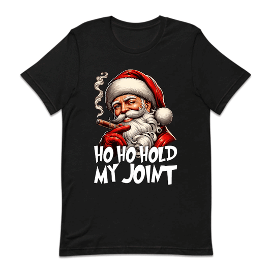Christmas Cannabis Santa Hold My Joint Xmas | PRODUCT CODE: STNAHLDJCH