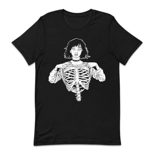 Creepy Vintage Gothic Skeleton Girl Spooky Halloween | PRODUCT CODE: GTHSKGRLHW
