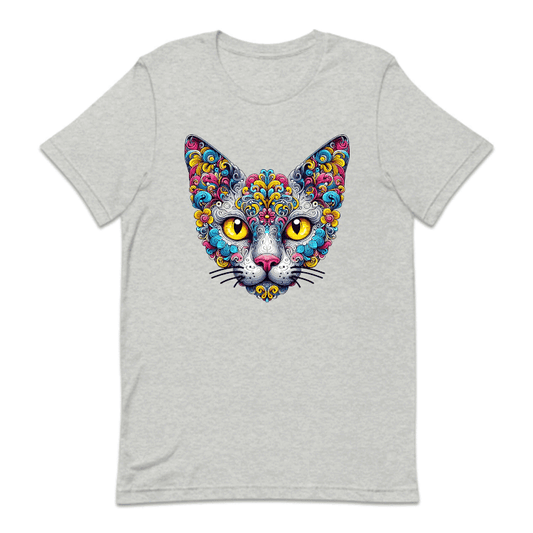 Psychedelic Colorful Devon Rex Cat | PRODUCT CODE: DVNOCTPSDY