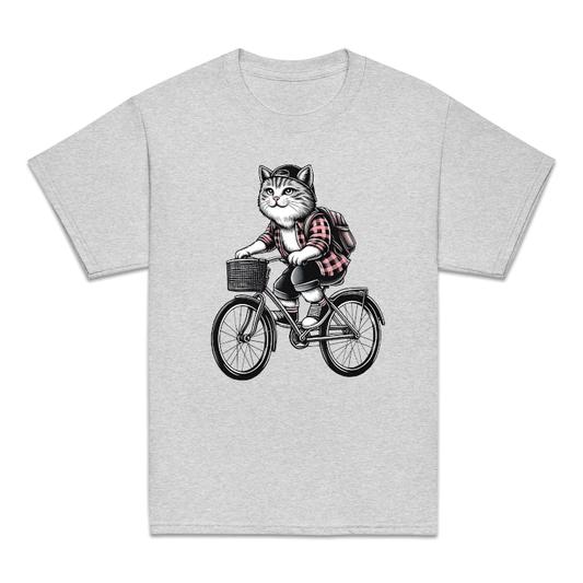 Cat Riding Bicycle Kitty Cycling | PRODUCT CODE: BYCRDGTDE