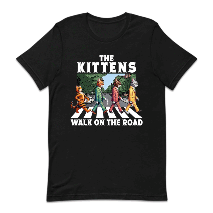 The Kittens Walk On The Road Cute Cat Crosswalk | PRODUCT CODE: THKETNSCR