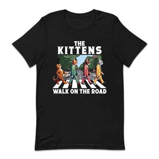 The Kittens Walk On The Road Cute Cat Crosswalk | PRODUCT CODE: THKETNSCR