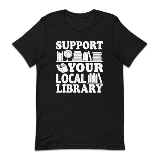 Support Your Local Library Reading Enthusiast | PRODUCT CODE: SPRUTLCOB