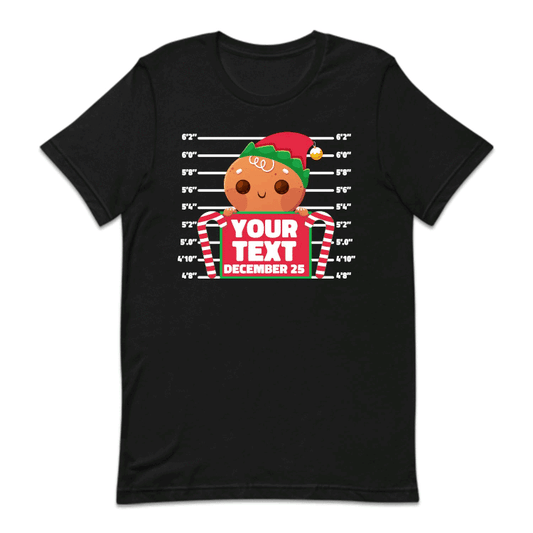 Personalised Christmas Inmate Gingerbread North Pole Correctional Xmas | PRODUCT CODE: PRGNMATGSHC
