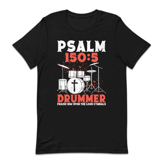Psalm 150:5 Bible Verse Christian Drumming | PRODUCT CODE: BLBVSTLDR