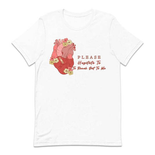 Please Hesitate To Reach Out To Me Anatomical Flowers Heart | PRODUCT CODE: ANTMFLWHR