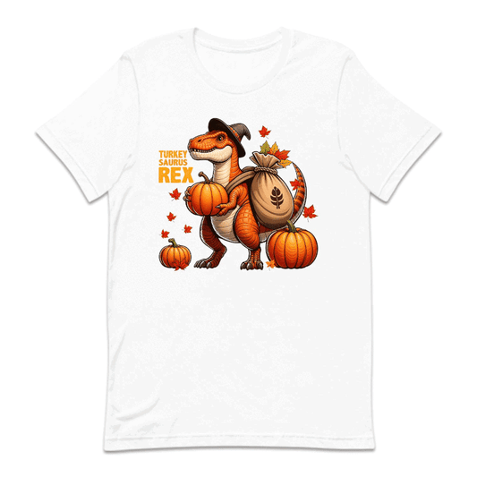 Turkey Saurus Rex Thanksgiving Dinosaur Funny Dino | PRODUCT CODE: TRKYSRDNS