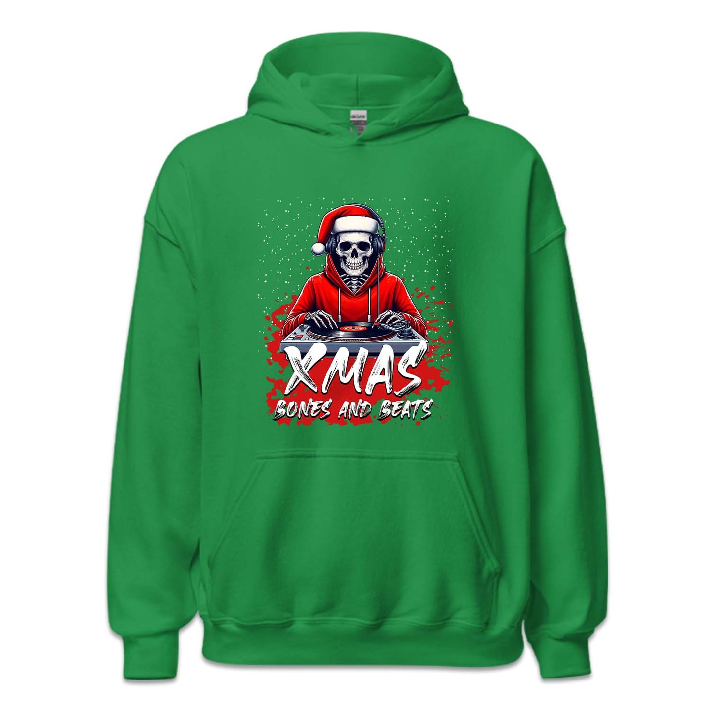 Xmas Bones And Beats Dj Skeleton Santa Claus Christmas Music Party | PRODUCT CODE: XMBOENDTCH