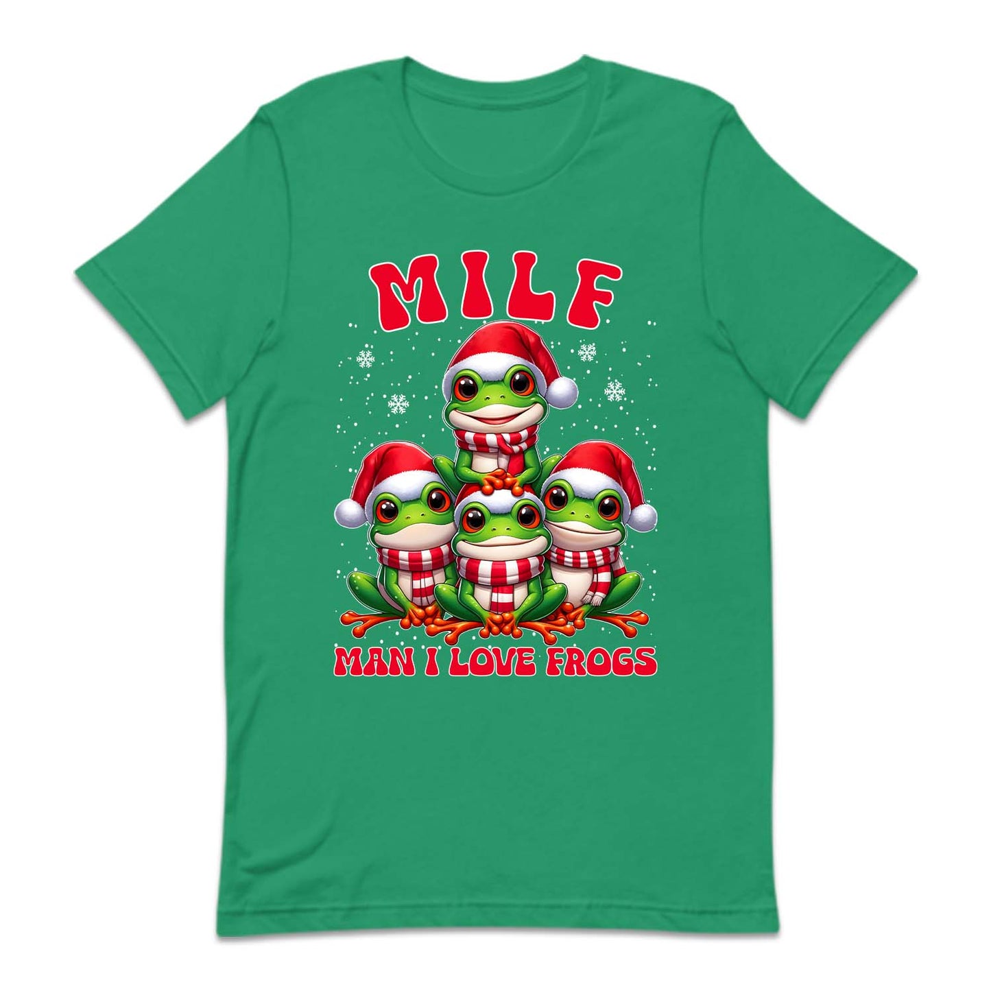 Frogs Christmas MILF Man I Love Frogs Humorous Xmas Frog | PRODUCT CODE: FRGCHTMLFVE