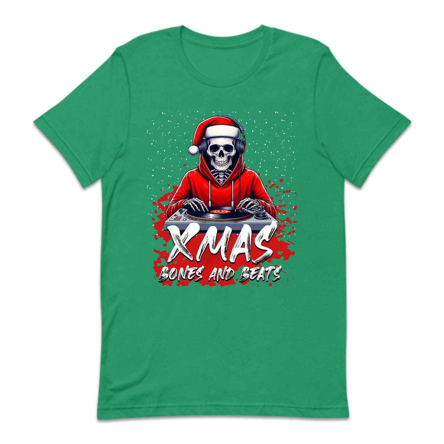 Xmas Bones And Beats Dj Skeleton Santa Claus Christmas Music Party | PRODUCT CODE: XMBOENDTCH