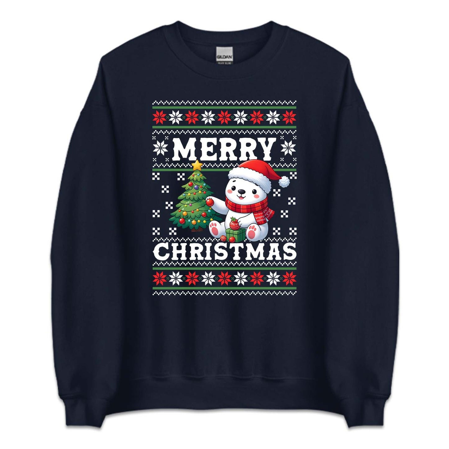 Merry Christmas Polar Bear Ugly Xmas | PRODUCT CODE: MRYCHTPLARB