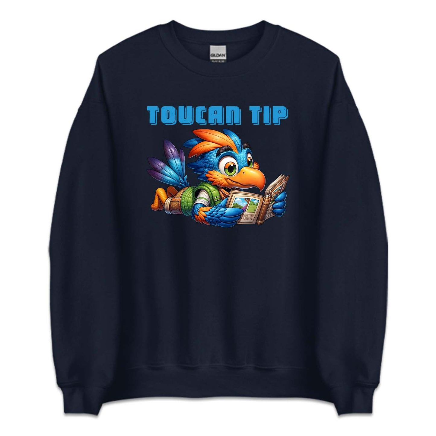 Toucan Tip Reading A Book Reading Bird | PRODUCT CODE: TCHPITRDBO
