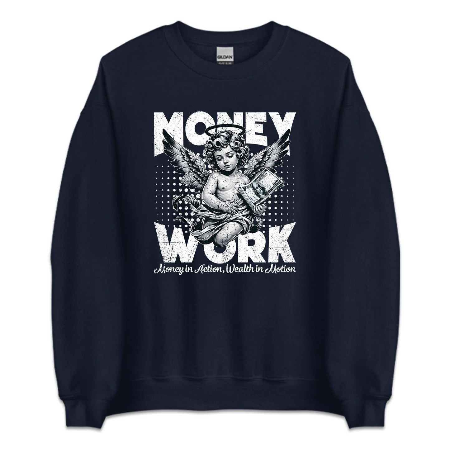 Cherub Holding $100 Bills Money Work | PRODUCT CODE: MNYWRKCHB
