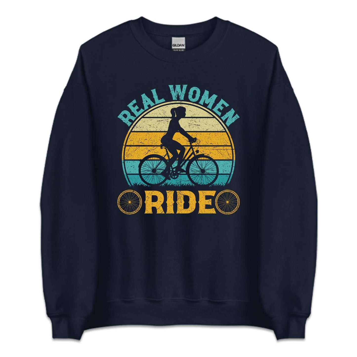 Female Cyclist Real Women Ride Bicycle Bike Lover | PRODUCT CODE: RLEWMNDIBC