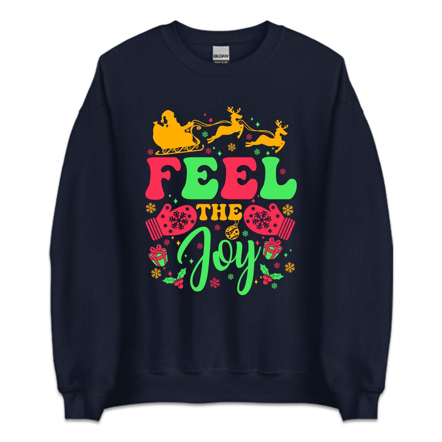 Christmas Feel The Joy Santa Claus Sleigh Xmas Holiday | PRODUCT CODE: FLTHJYCHRGE