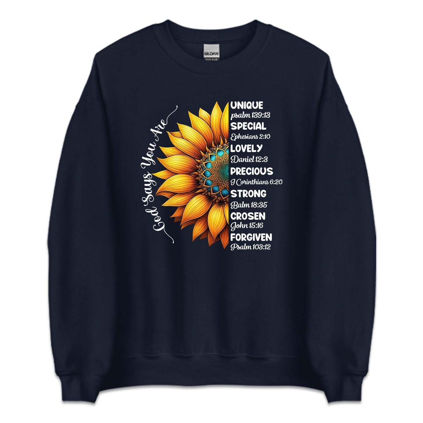 God Says You Are Christian Bible Verse | PRODUCT CODE: GDSYNGWSTF
