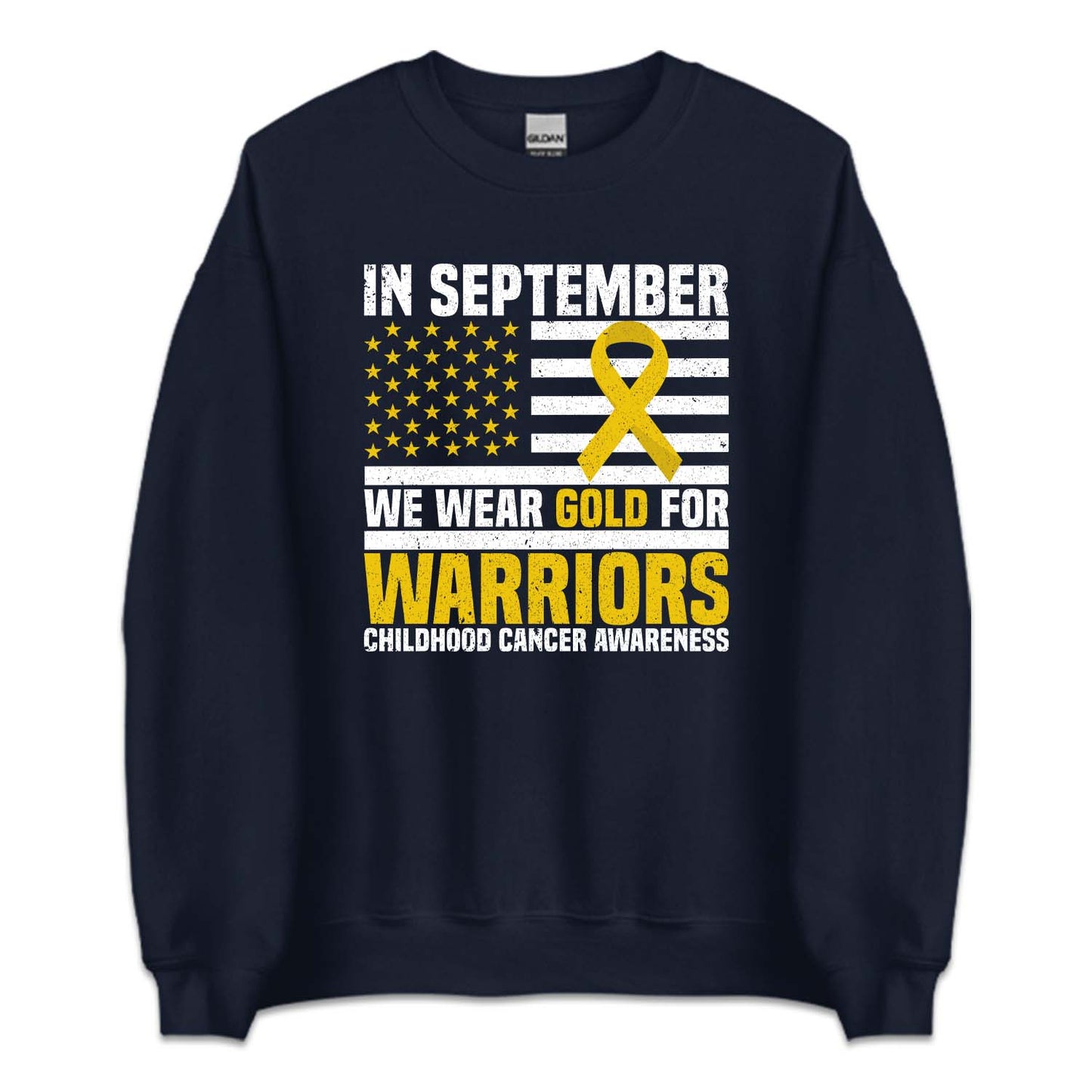 Childhood Cancer Awareness Pediatric Cancer Support Gold Ribbon | PRODUCT CODE: GLDFRWRCHL