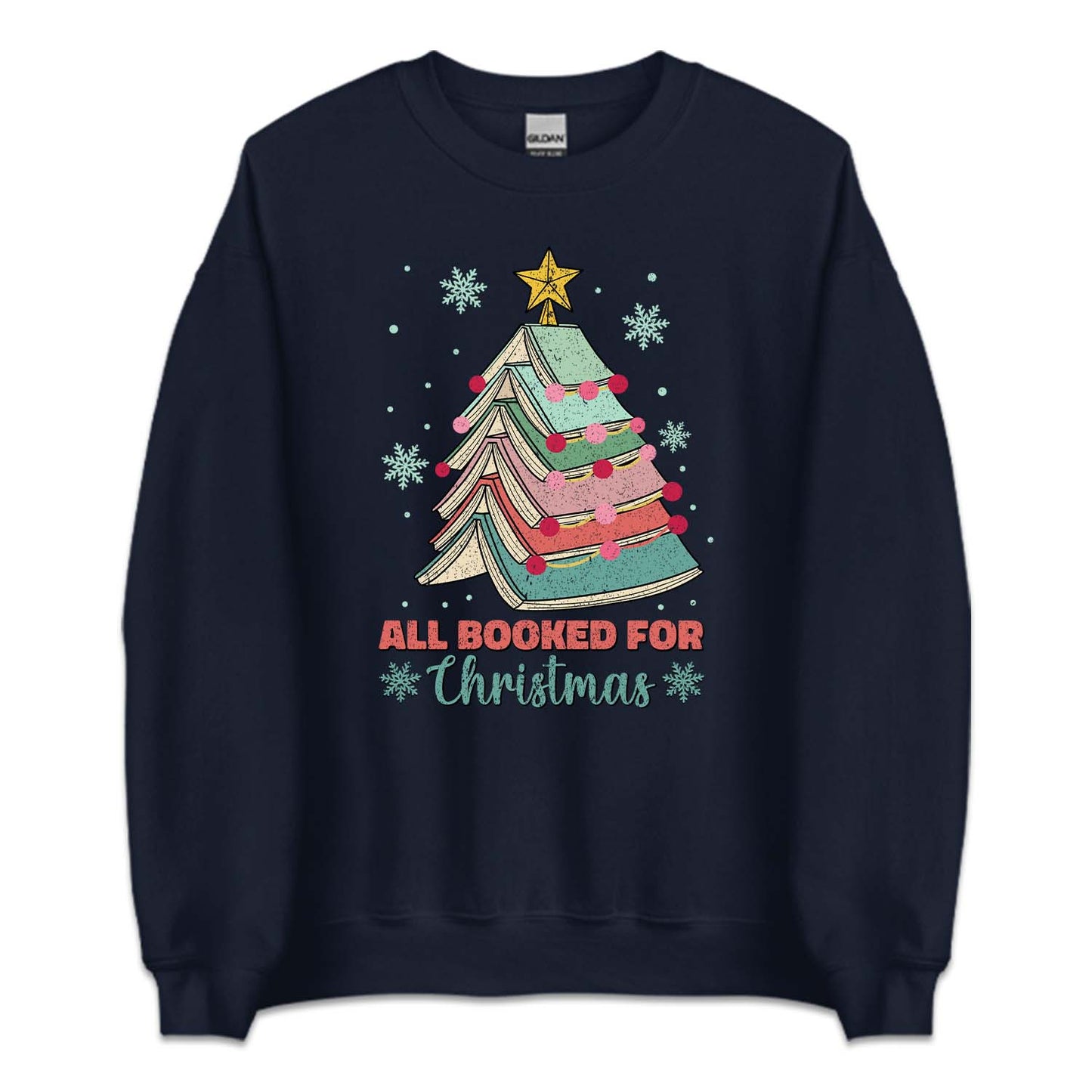 All Booked for Christmas Merry Bookmas Xmas Holiday Reading | PRODUCT CODE: ALBKDEMRSO