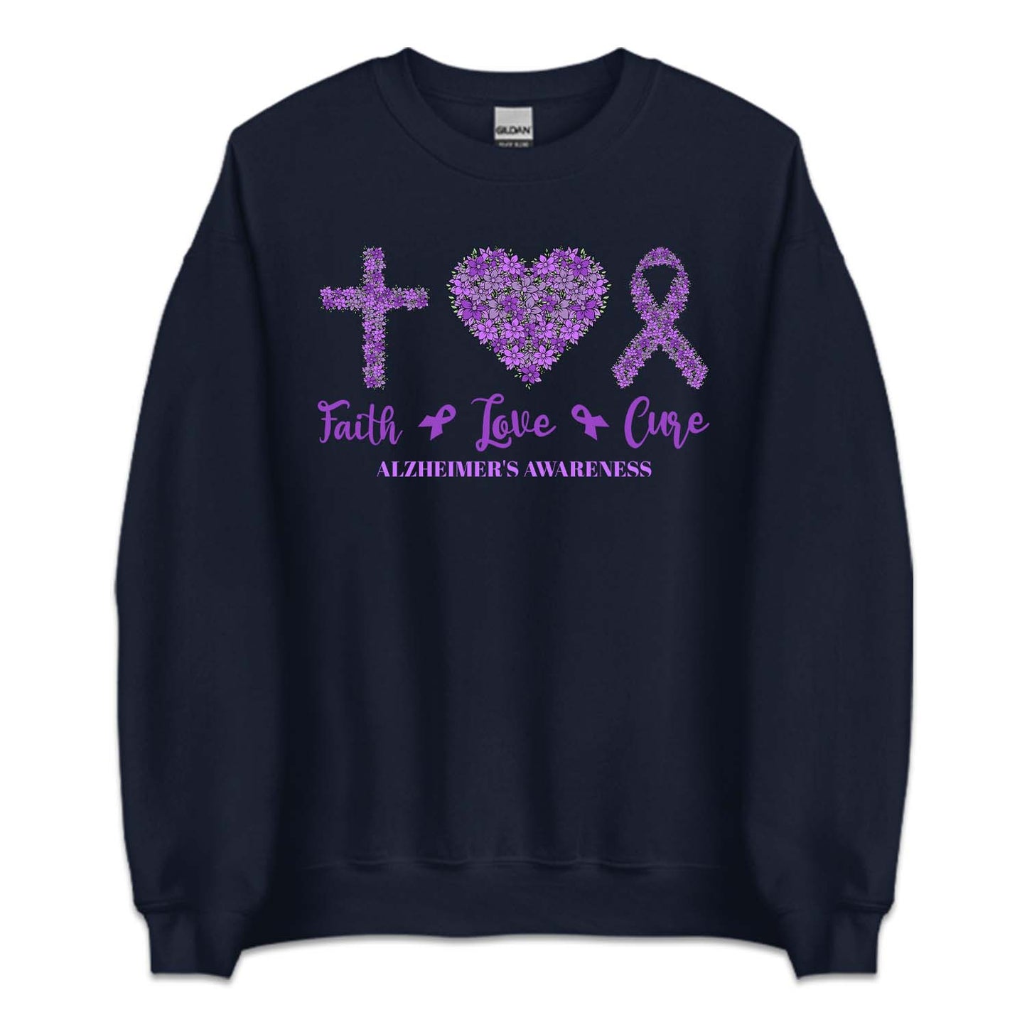 Faith Love Cure Alzheimer's Mental Health Awareness | PRODUCT CODE: FTLVCRAZML