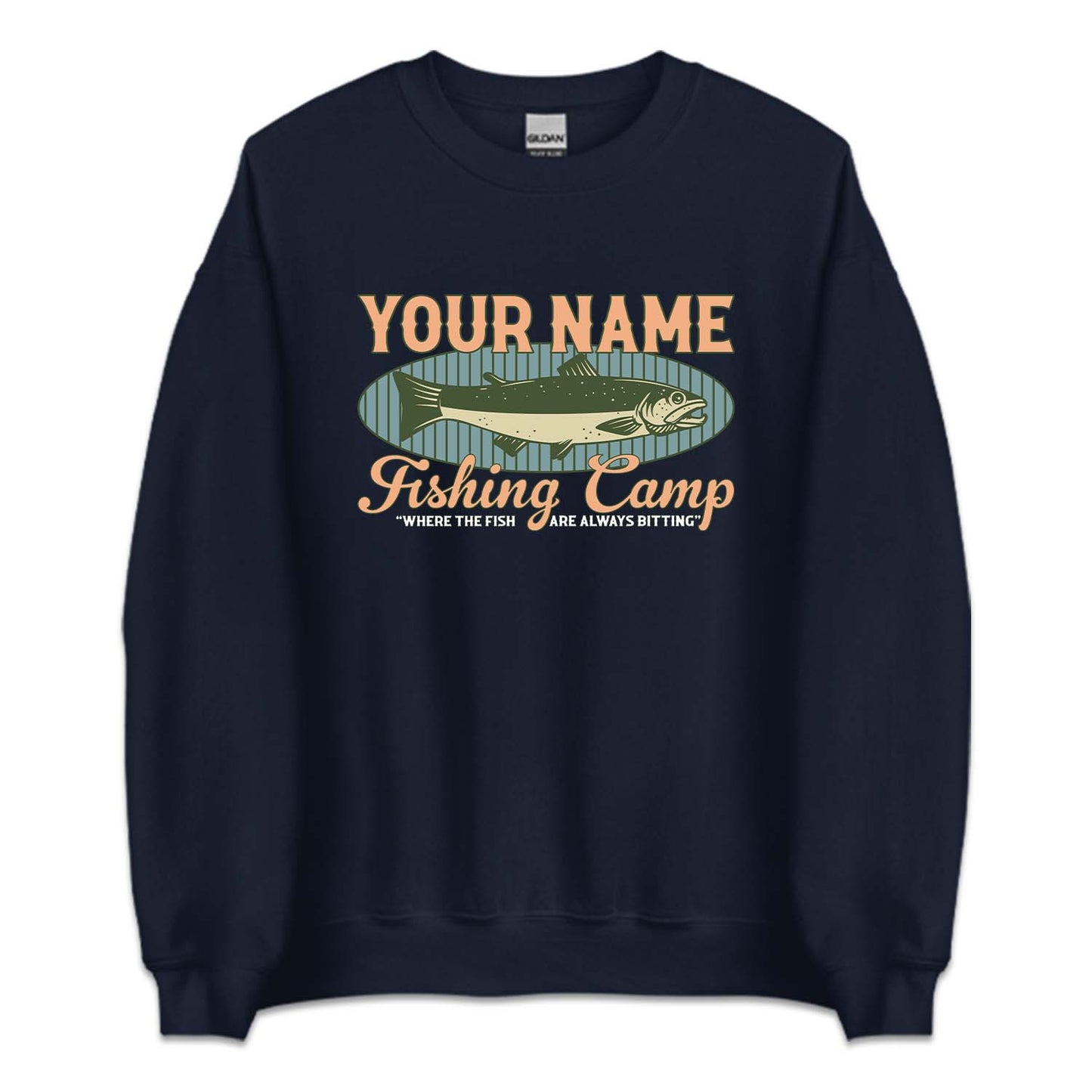 Personalized Fishing Camp Bait And Tackle | PRODUCT CODE: WRETFALWB