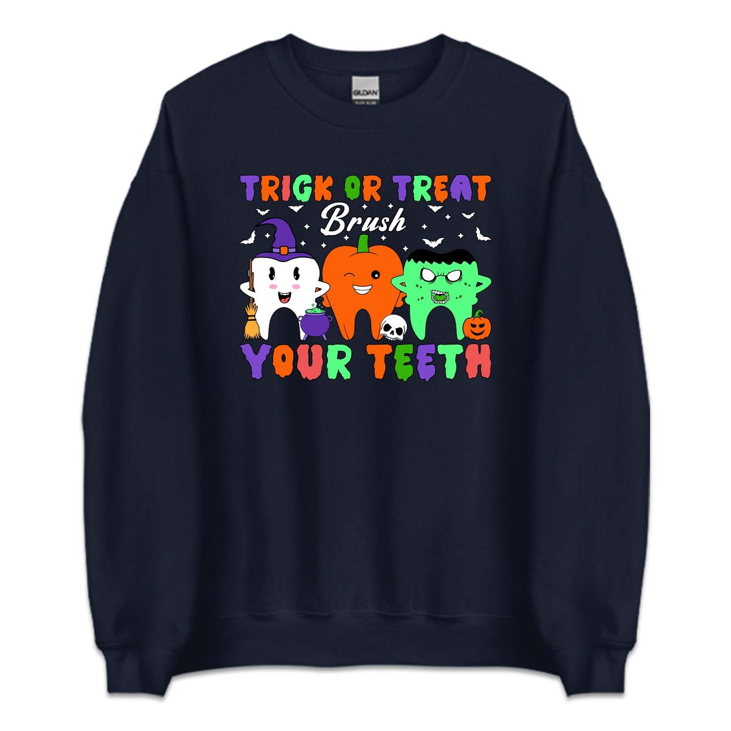 Trick Or Treat Brush Your Teeth Spooky Halloween Dentist | PRODUCT CODE: TRKCREBRHS